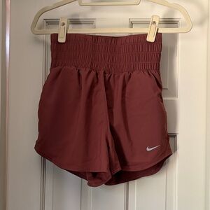 Nike Women’s High-Waist Rust Athletic Shorts